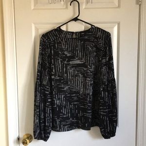 Women's Balloon Sleeve Blouse - Mossimo